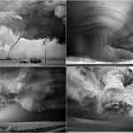 черно-белые фотографии торнадо Митча Дабраунера